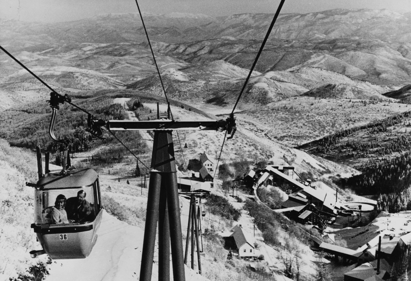 View down to Silver King Mine